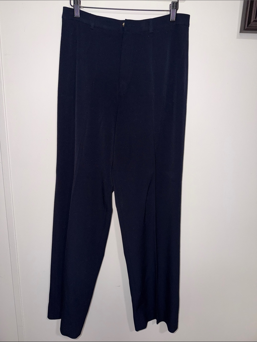 Rafaella Black Wide-Leg Trousers